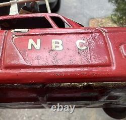 RARE 1953 Studebaker NBC TV Camera Car Japanese Tin Toy