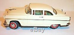 RARE 1956 FORD BATTERY OPERATED MUSICAL CAR with MUSIC BOX TIN LITHO JAPAN MINT