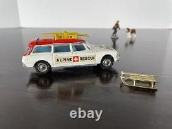 RARE Corgi Toys 513 CITROEN SAFARI ALPINE RESCUE COMPLETE with figure, St. Bernard