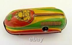 RARE Hoefler (Hofler) Tin Wind-up Shell Station Car Set, Germany, Original Box