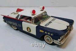 RARE Tin Litho Friction Patrol Car BUICK