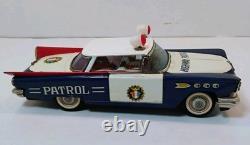 RARE Tin Litho Friction Patrol Car BUICK