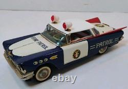 RARE Tin Litho Friction Patrol Car BUICK