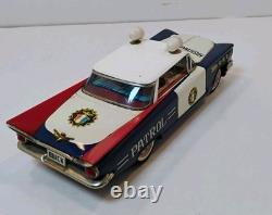 RARE Tin Litho Friction Patrol Car BUICK