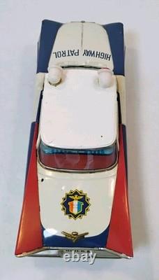 RARE Tin Litho Friction Patrol Car BUICK