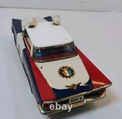 RARE Tin Litho Friction Patrol Car BUICK