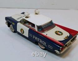 RARE Tin Litho Friction Patrol Car BUICK