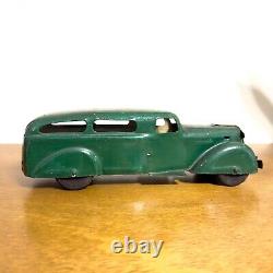 RARE VINTAGE 1930s Marx Toys / Wyandotte LaSalle Pressed Steel Toy Car Green