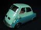 RARE VINTAGE 7 (Color) BMW ISETTA TIN FRICTION LITHOGRAPH BANDAI JAPAN CAR TOY