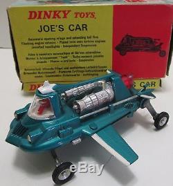 RARE VINTAGE DINKY TOYS JOE'S CAR FROM THE TV SERIES JOE 90 WithBOX NEW IN BOX