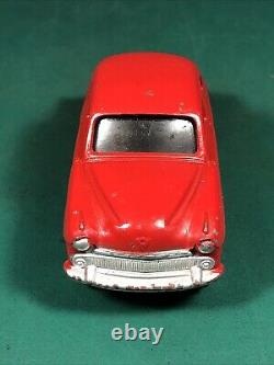 RARE VTG Corgi Toys 203M Mechanical Vauxhall Velox Saloon Car Red Works