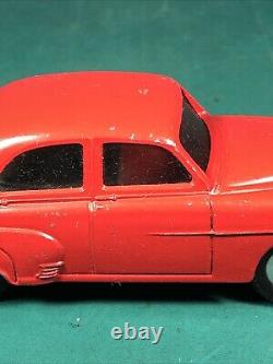 RARE VTG Corgi Toys 203M Mechanical Vauxhall Velox Saloon Car Red Works