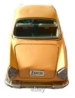 RARE VTG LANCIA SEDAN TIN TOY FRICTION CAR BANDAI JAPAN 1960s