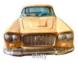 RARE VTG LANCIA SEDAN TIN TOY FRICTION CAR BANDAI JAPAN 1960s