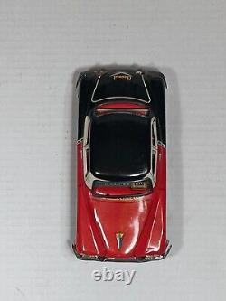 RARE Vintage 1950s CHEVROLET CHEVY 2 DOOR COUPE YOSHI Japan Tin Friction Toy Car