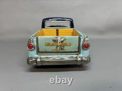 RARE Vintage 1956 BANDAI FORD LAST LONGER Ranchero Pickup Truck Tin Friction Car