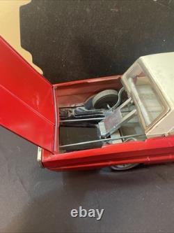 RARE Vintage 1960s ICHIKO Japan Ford Thunderbird Retractable Roof 15.25 Tin Car