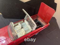 RARE Vintage 1960s ICHIKO Japan Ford Thunderbird Retractable Roof 15.25 Tin Car