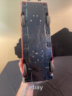 RARE Vintage 1960s ICHIKO Japan Ford Thunderbird Retractable Roof 15.25 Tin Car