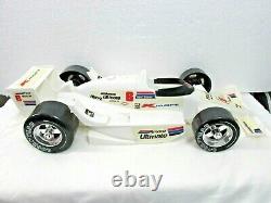 RARE Vintage 1980's 18 Plastic Indy Race Car K-Mart #6 Signed by Mario Andretti