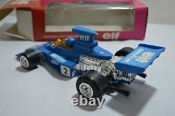 RARE Vintage 70´s LUCKY TOYS FRICTION POWERED TYRRELL ELF F1 HONG KONG NIB