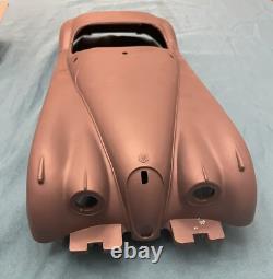 RARE! Vintage Doepke Model Toys Jaguar Sports Car Kit Primed Pressed Steel