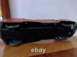 RARE Vintage Marx Toys Red Tin Litho Streamliner Car Coupe OT 711