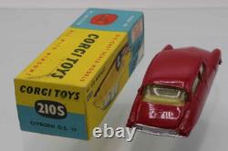 RARE Vintage Original CORGI TOYS 210S CITROEN D. S. 19 in original BOX