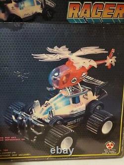 RARE Vintage Son Ai Toys NIB Magic Turbo Racer Car & Jet Chopper Helicopter 1985