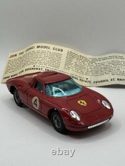 RARE Vintage c. 1965 #314 Corgi Ferrari Berlinetta 250 LM. MIB. BOXED. All Orig
