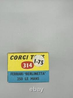 RARE Vintage c. 1965 #314 Corgi Ferrari Berlinetta 250 LM. MIB. BOXED. All Orig