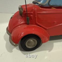 RARE Vtg Bandai Tin Messerschmitt KR200 Kabinenroller 3-wheel Bubble Car Japan