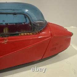 RARE Vtg Bandai Tin Messerschmitt KR200 Kabinenroller 3-wheel Bubble Car Japan