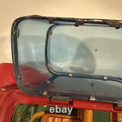 RARE Vtg Bandai Tin Messerschmitt KR200 Kabinenroller 3-wheel Bubble Car Japan