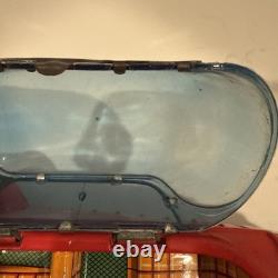 RARE Vtg Bandai Tin Messerschmitt KR200 Kabinenroller 3-wheel Bubble Car Japan