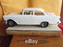 RARE vintage 1963 Revell 1/24 scale 56 Chevy AMT chassis slot car