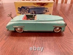 RAREDistlerD-3200 Wind-Up Clockwork Tin Toy CarWith Box & KeyWORKS