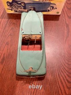 RAREDistlerD-3200 Wind-Up Clockwork Tin Toy CarWith Box & KeyWORKS