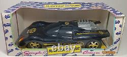 REEL TOYS ITALY VTG 80's BATMAN 15'' BATMOBILE PUSH N GO RACER PLASTIC CAR MIB