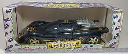 REEL TOYS ITALY VTG 80's BATMAN 15'' BATMOBILE PUSH N GO RACER PLASTIC CAR MIB