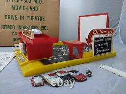 REMCO MOVIELAND DRIVE With Original Box, Cars, Billboard and Manual