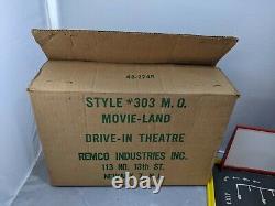 REMCO MOVIELAND DRIVE With Original Box, Cars, Billboard and Manual