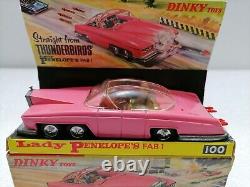 ROLLS-ROYCE Lady Penelope's FAB 1 Vintage Dinky Toys 100, Gt. Britain 1966