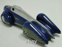 Race Car Classic Tin Metal Concept Model 1950 Jet Age Space Craft Rocket Ship