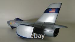 Race Car Dragster Classic Vintage RARE Drag Racer Metal withRolls Royce Jet Engine