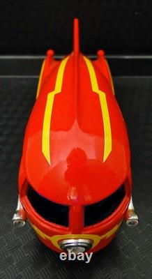 Race Car Jet Age Space Craft Rocket Ship SpaceCraft Red Tin Metal Model Toy 1950