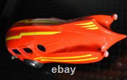 Race Car Jet Age Space Craft Rocket Ship SpaceCraft Red Tin Metal Model Toy 1950