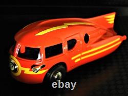 Race Car Jet Age Space Craft Rocket Ship SpaceCraft Red Tin Metal Model Toy 1950