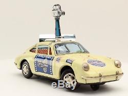 Radio Television Camera TV car tin toy TPS Japan T. P. S. World Toplay Battery Op
