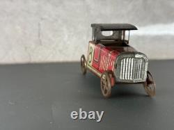 Rare 1920'S PAYA RICO Race Car Toy in Good Shape Tin ToY